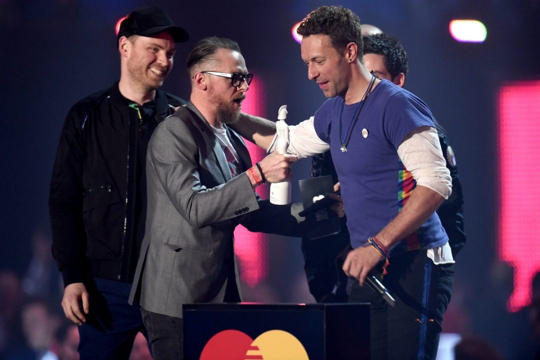 Coldplay galardonado con su noveno BRIT (Getty)