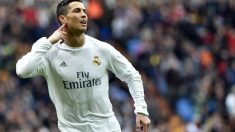 Cristiano dedicó gestos a la grada tras marcar al Celta. (AFP)