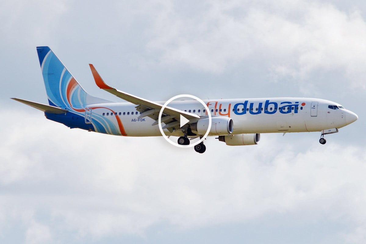 magen de un aparato de FlyDubai como el que se ha estrellado en Rostov.