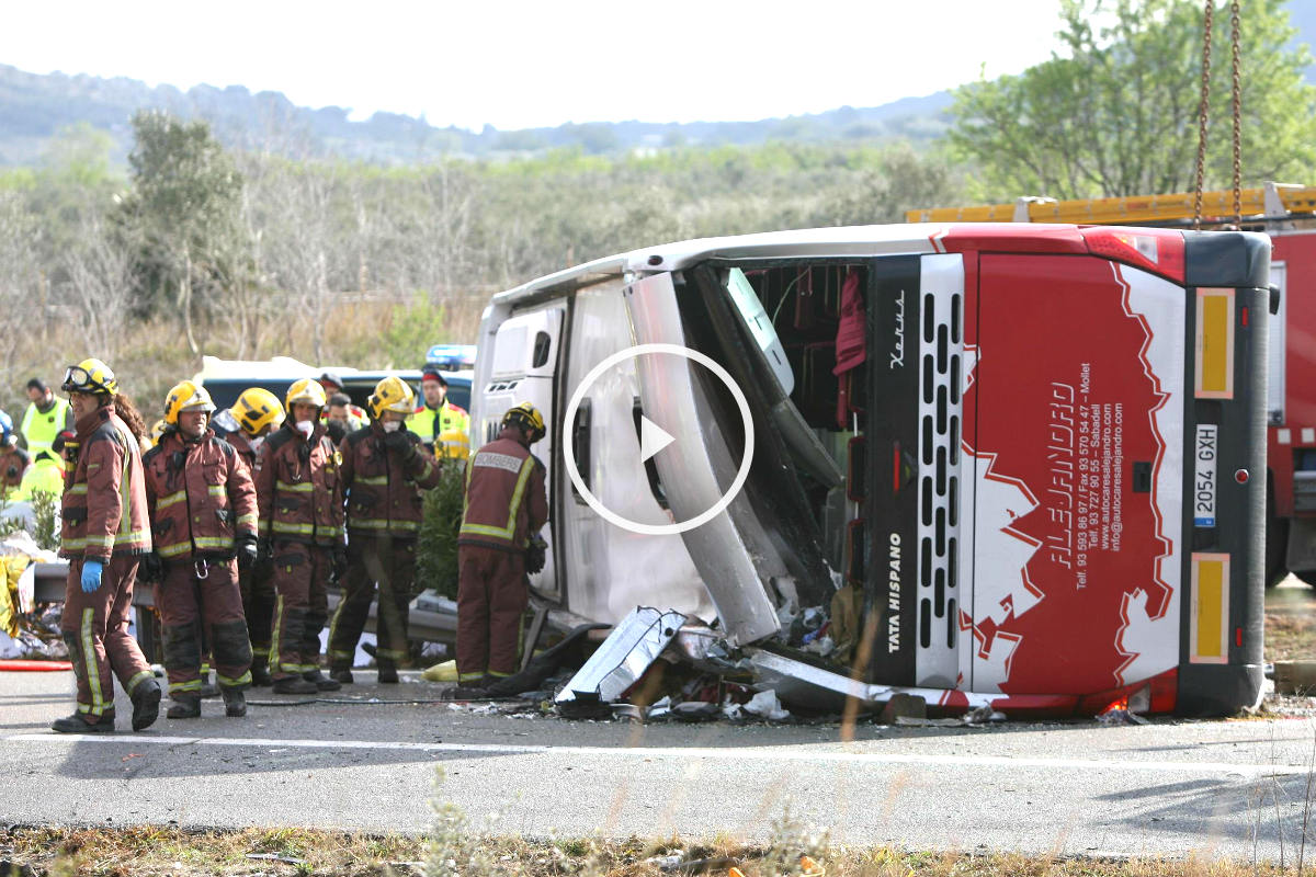 Imagen del vehículo siniestrado (Foto: Efe).