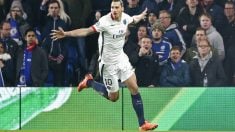 Ibrahimovic marcó el 1-2 y asistió a Rabiot en el 0-1 contra el Chelsea. (Reuters)