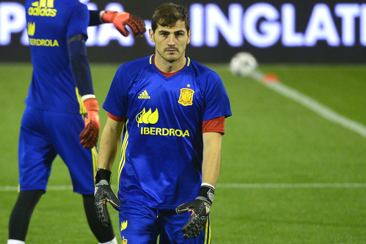 Casillas bate el récord de Europa de partidos con la selección. (AFP)