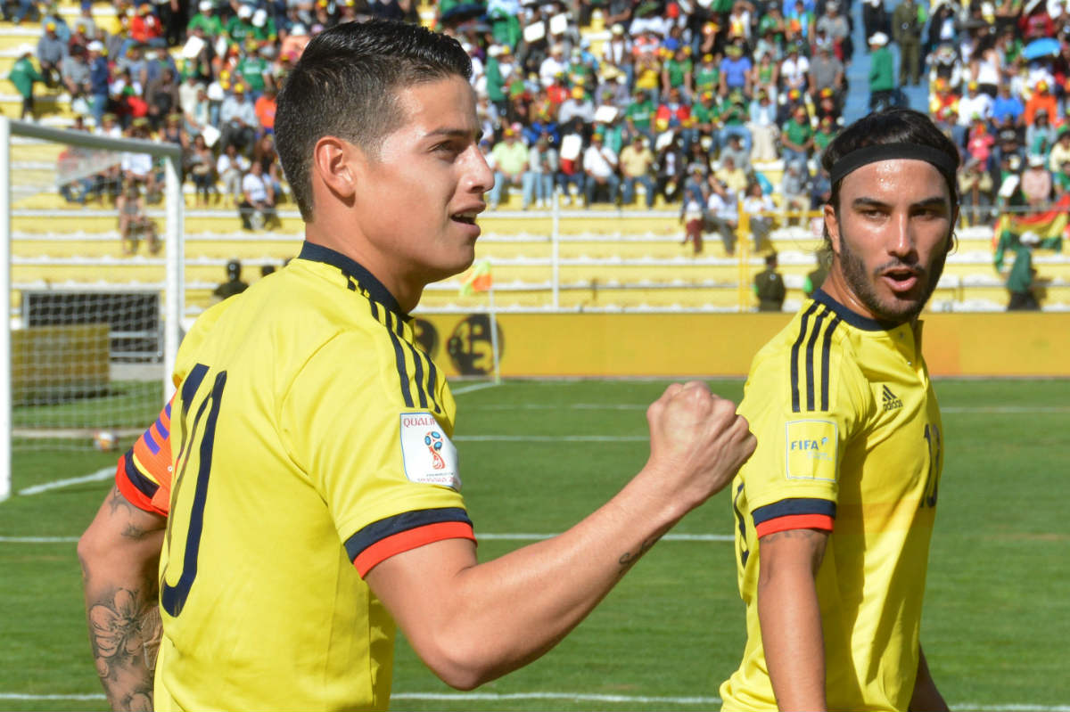 James Rodríguez brilló ante Bolivia. (AFP)