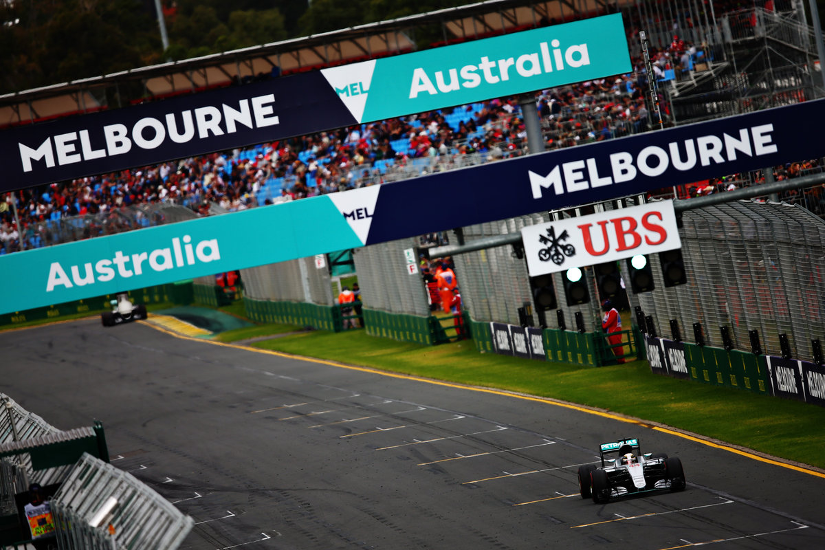 Lewis Hamilton logró la pole en Australia (Getty)