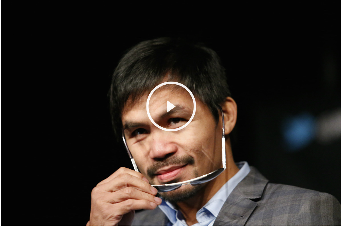 El boxeador filipino, Manny Pacquiao. (Foto: AFP)