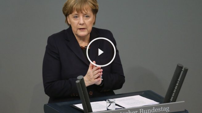 Angela Merkel, en el Bundestag. (Foto: Getty)