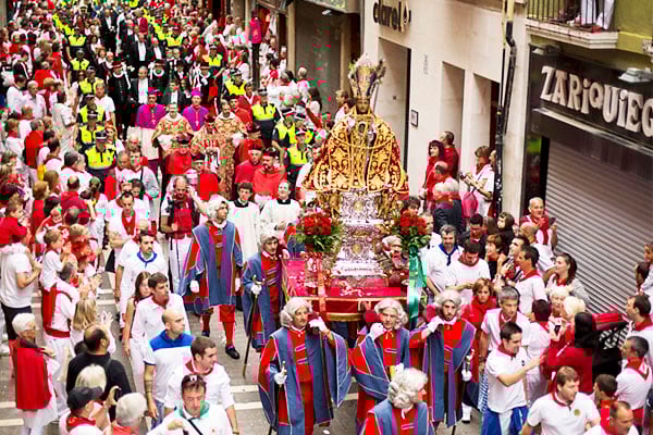 Imagen de archivo de la procesión de San Fermín. (Foto: pamplona.es)