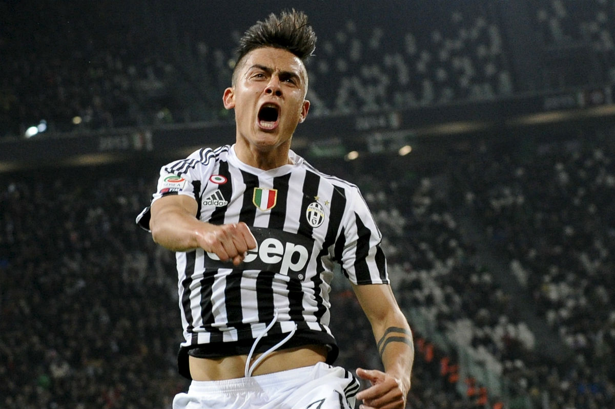 Paulo Dybala celebra un gol con la Juventus. (Reuters)