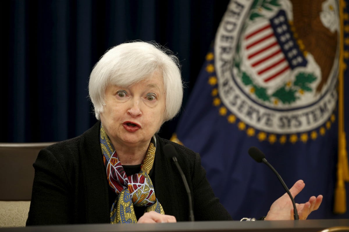 La presidenta de la Reserva Federal de EEUU, Janet Yellen. (Reuters)