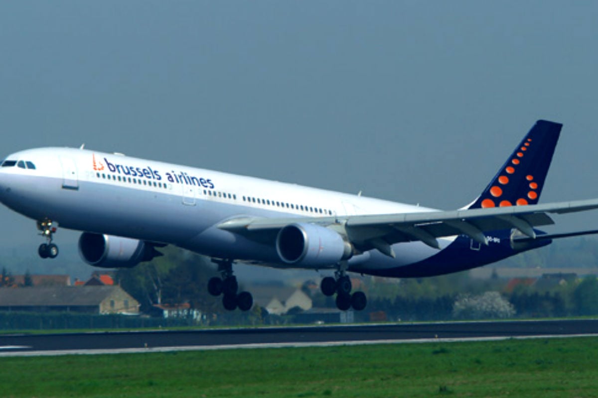 Imagen de un avión de la compañía Brussels Airlines.
