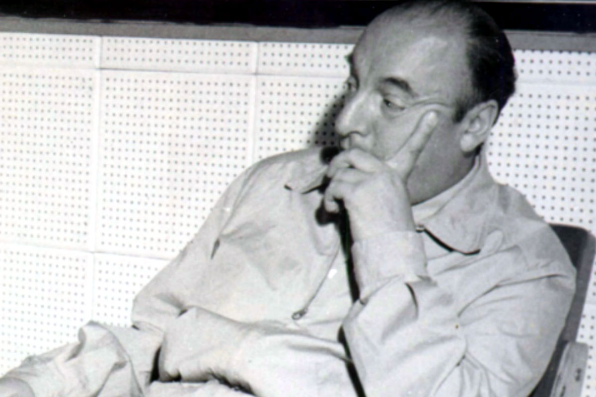 El escritor chileno Pablo Neruda, uno de los poetas más influyentes del siglo XX.