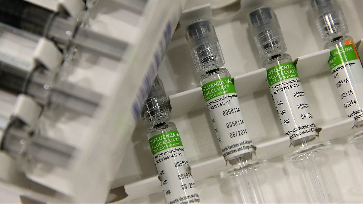 Imagen de unas vacunas utilizadas para combatir la gripe. (Getty)