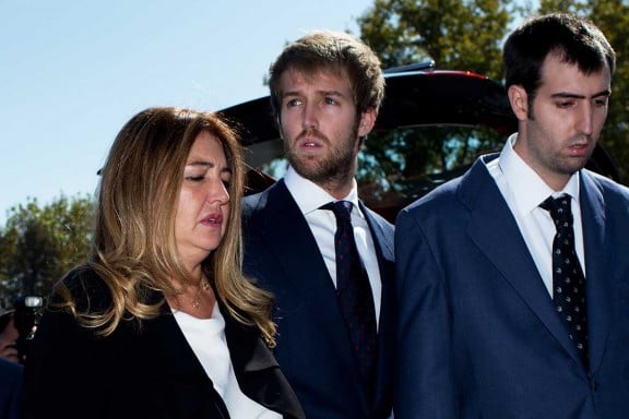 Laura y Miguel, hijos del matrimonio Boyer-Arnedo (Foto: Getty)