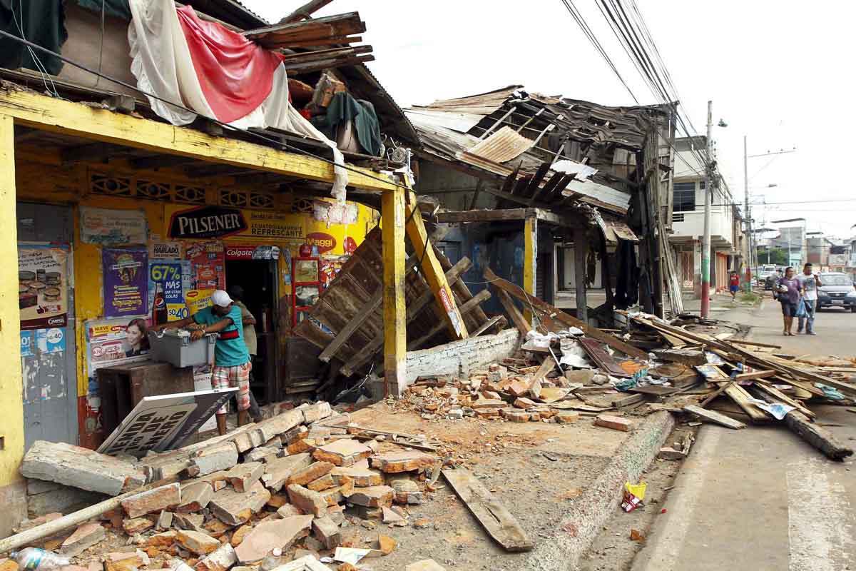 Devastador daño provocado por el terremoto en Ecuador (Foto: Reuters)