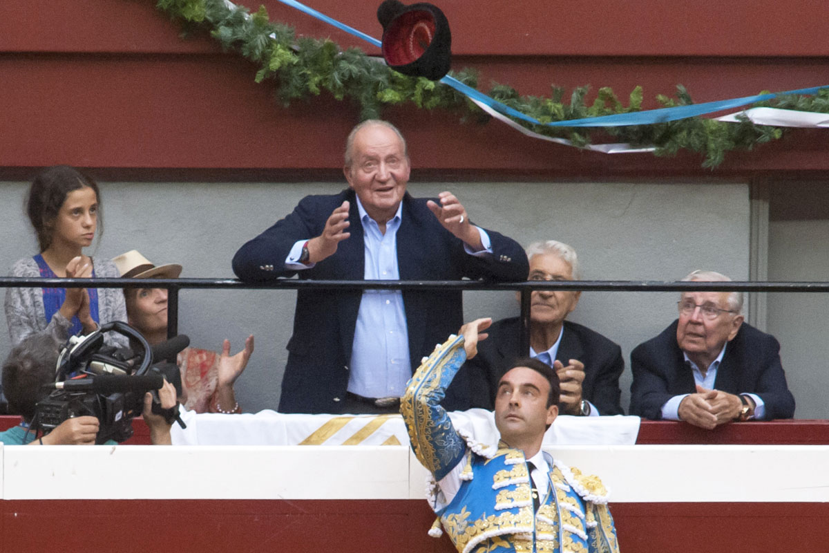 Enrique Ponce dedicó una faena al Rey en San Sebastián en agosto de 2015. (Foto: AFP)