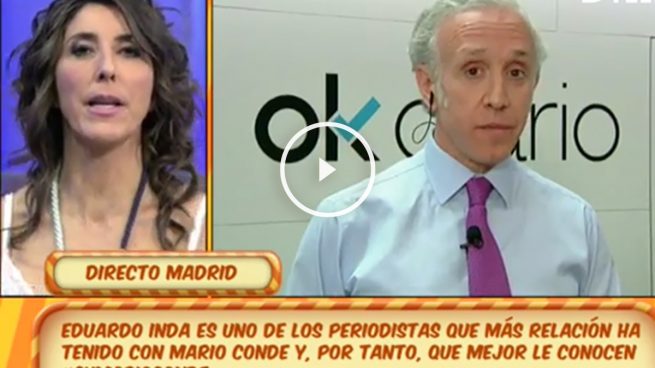 Inda, en ‘Sálvame’: «El mayor enemigo de Mario Conde es Mario Conde»