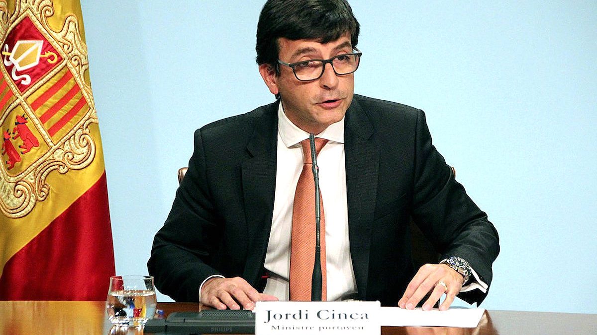 El ministro de Finanzas y portavoz del Gobierno de Andorra, Jordi Cinca. (Foto: EFE)