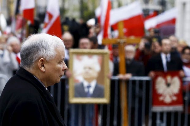 Jaroslaw Kaczynski, inspirador del actual gobierno polaco y enemigo declarado de Rusia (Foto: Reuters)