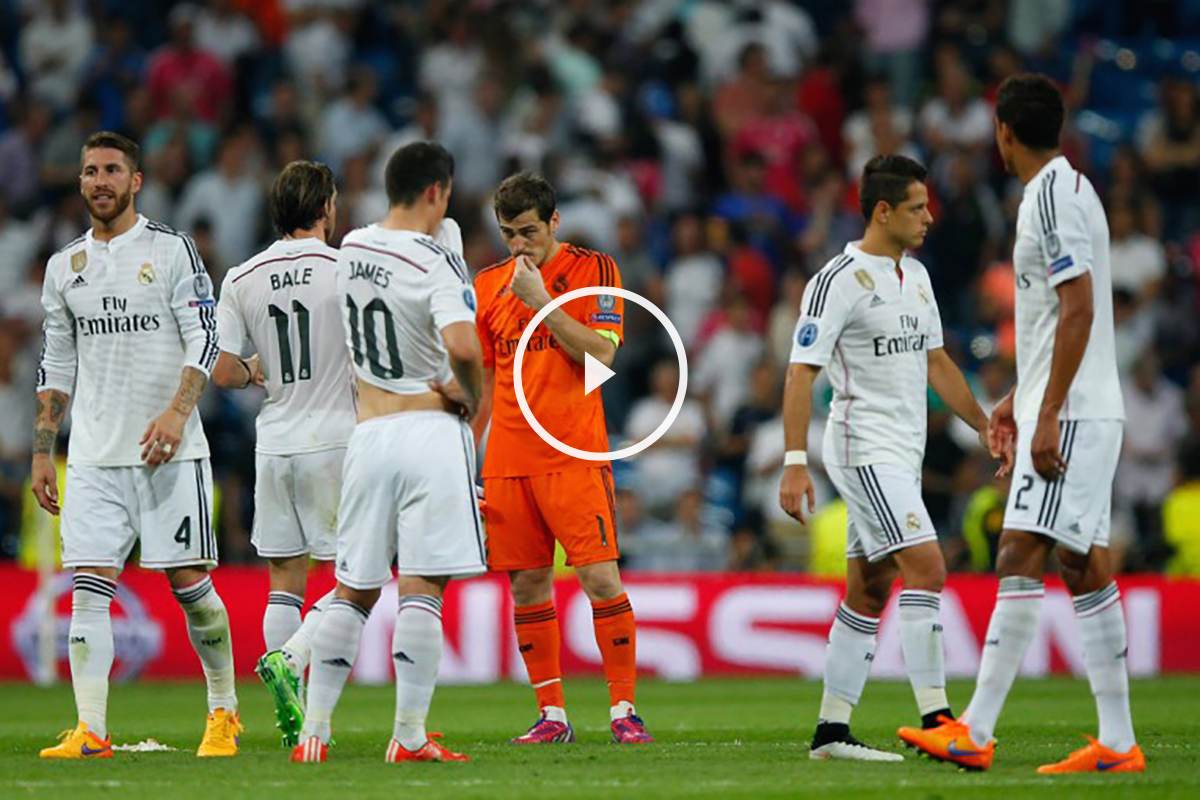 Los jugadores del Real Madrid tras perder la eliminatoria frente a la Juventus en Semifinales (Getty)