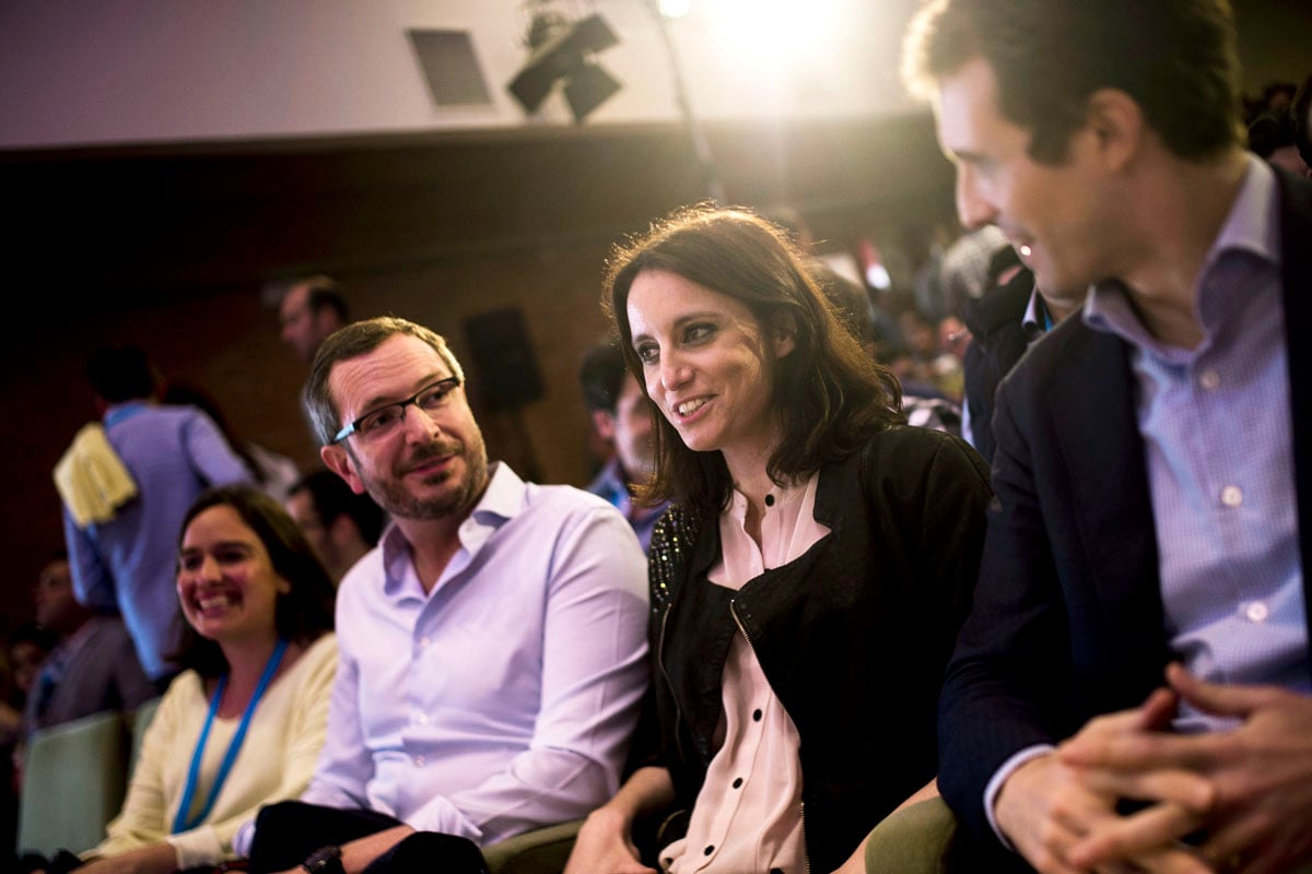 Javier Maroto, durante la convención de NN GG en Córdoba (Foto: EFE)