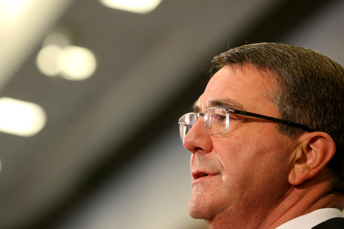 Imagen del secretario de Defensa, Ashton Carter. (Getty)