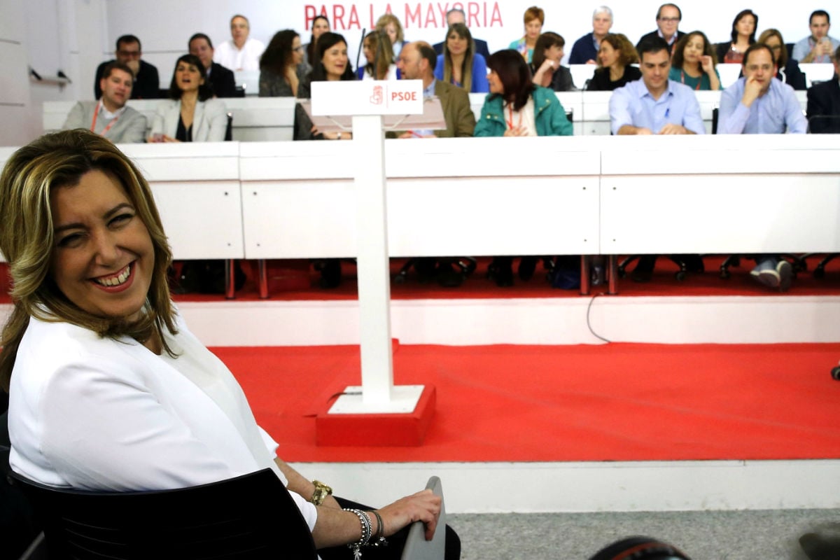 Susana Díaz, hoy en el Comité Federal del PSOE (Foto: EFE)