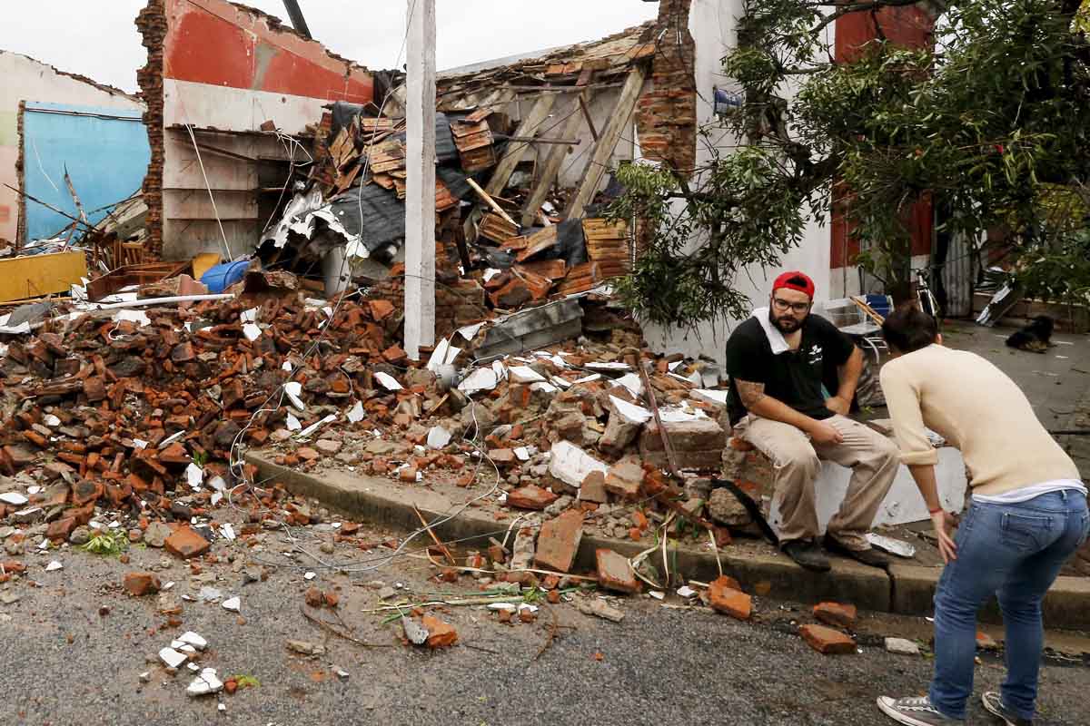 Daños causados por el temporal en Uruguay (Foto: Reuters)