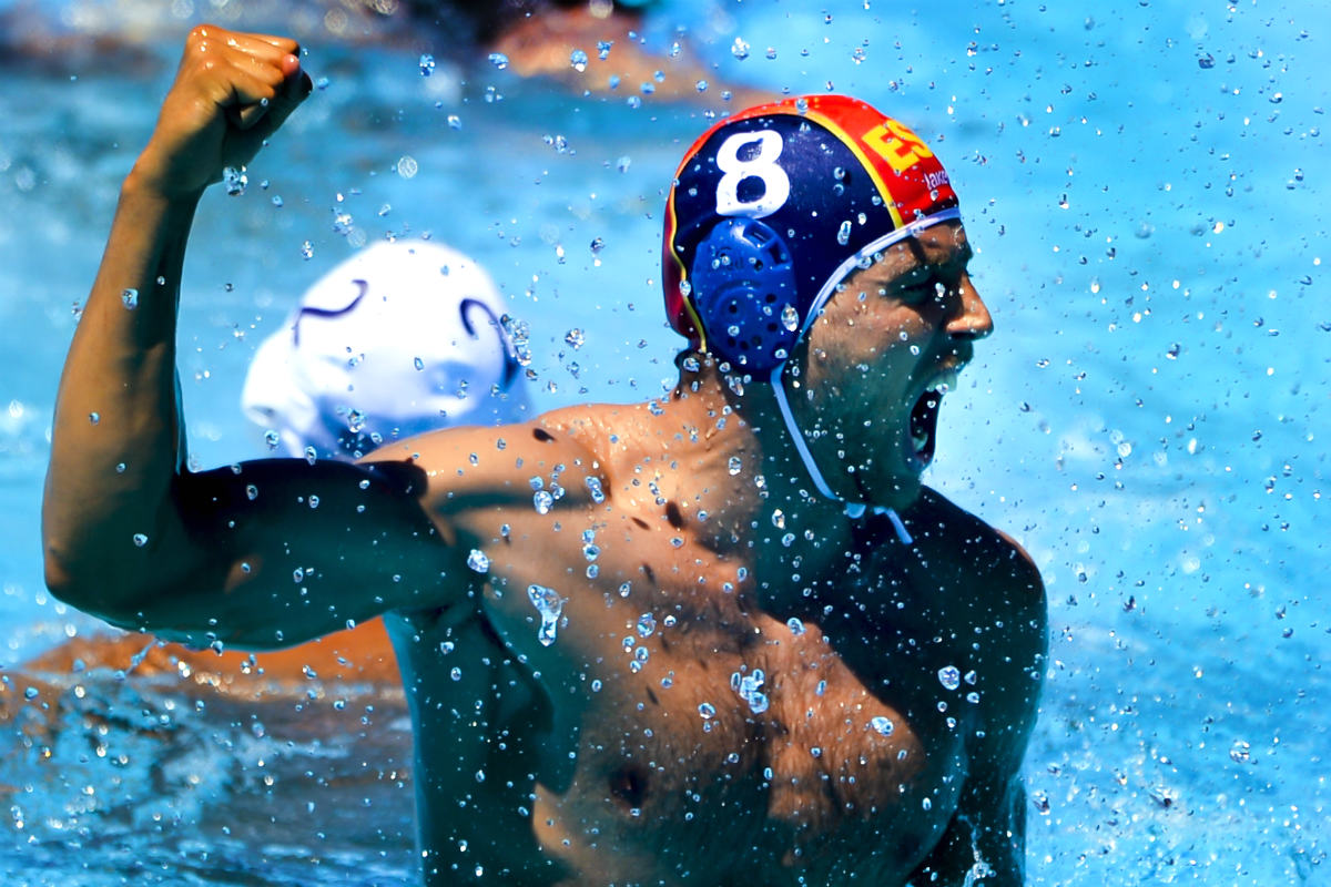 Albert Español, jugador de la selección española de waterpolo. (AFP)