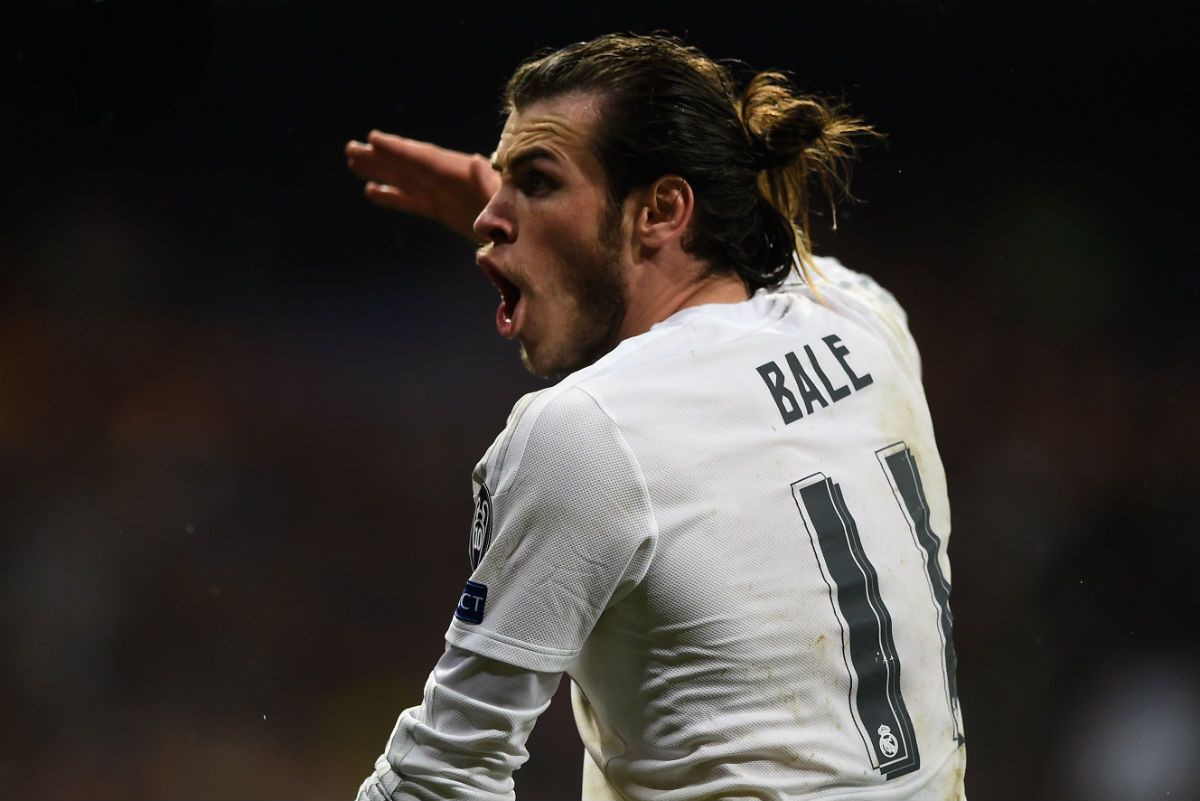 Bale, en un partido del Real Madrid de esta temporada. (Getty)