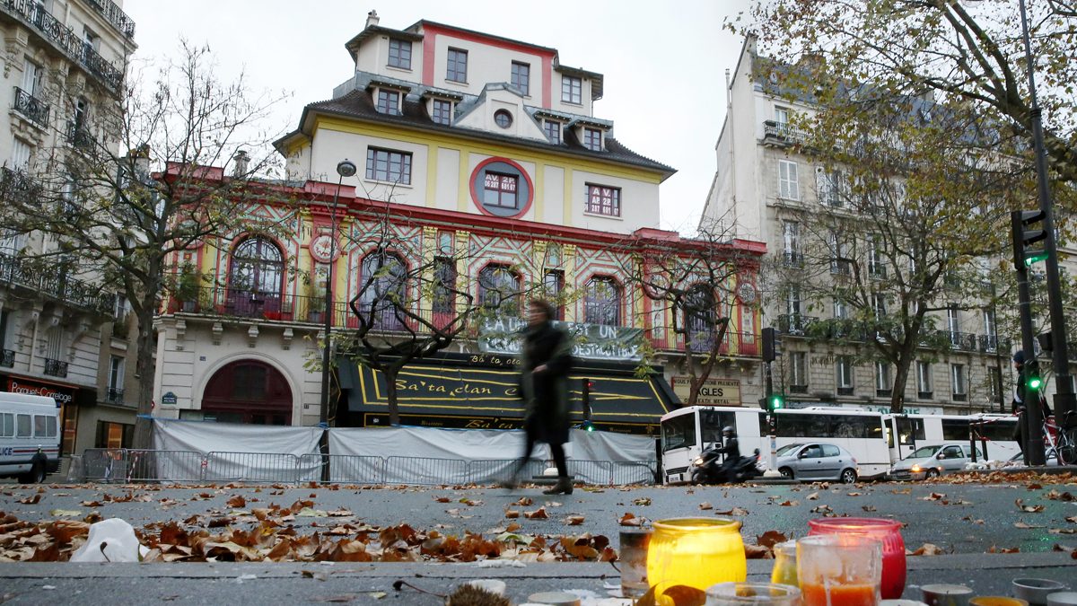 Sala Bataclan días después del atentado. (Foto: AFP)