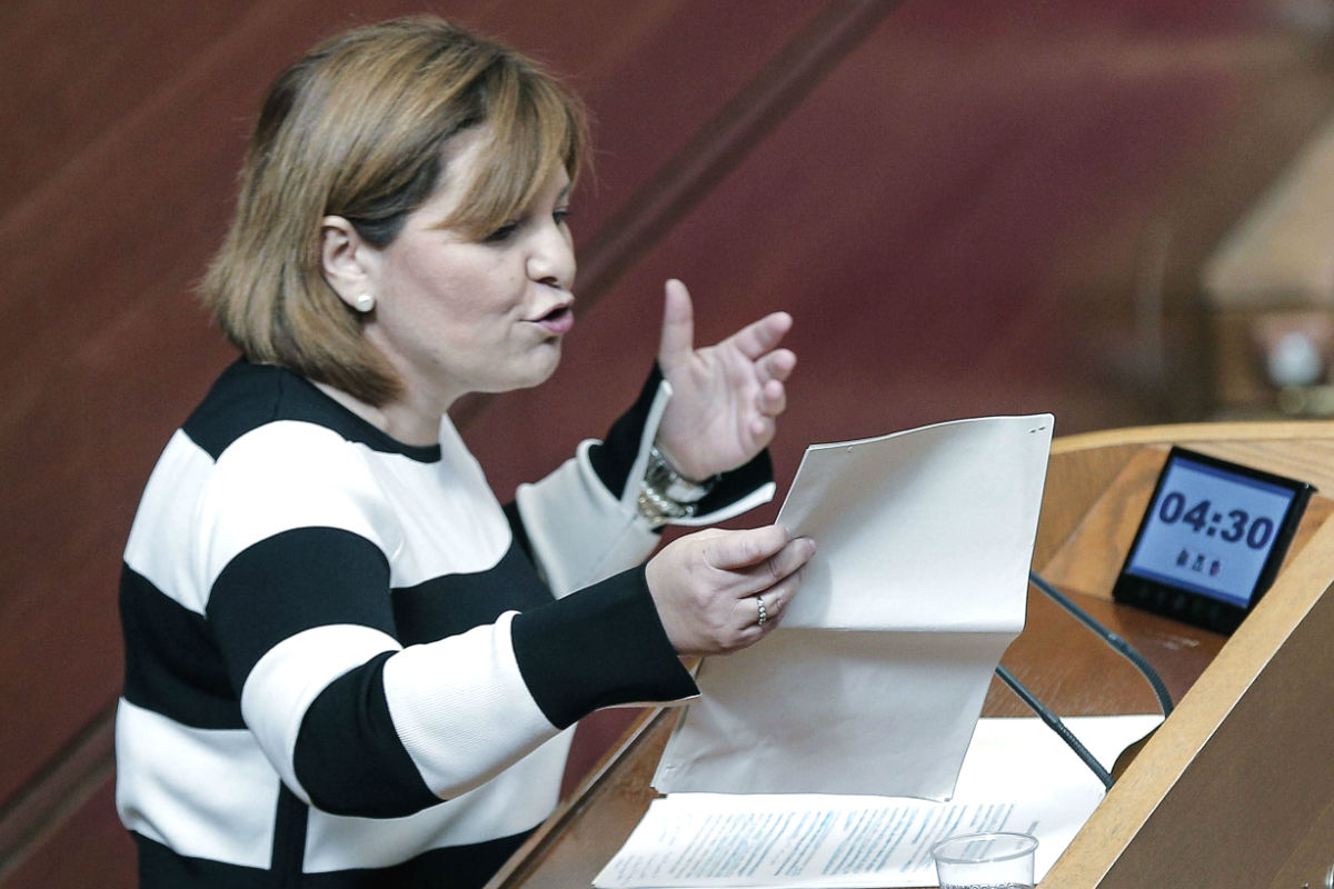 La presidenta del Partido Popular de la Comunidad Valenciana, Isabel Bonig. (Foto: EFE)