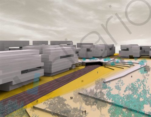 Plano 3D de la Parcela UE-124 de Arganda del Rey (Imagen: OKDIARIO)