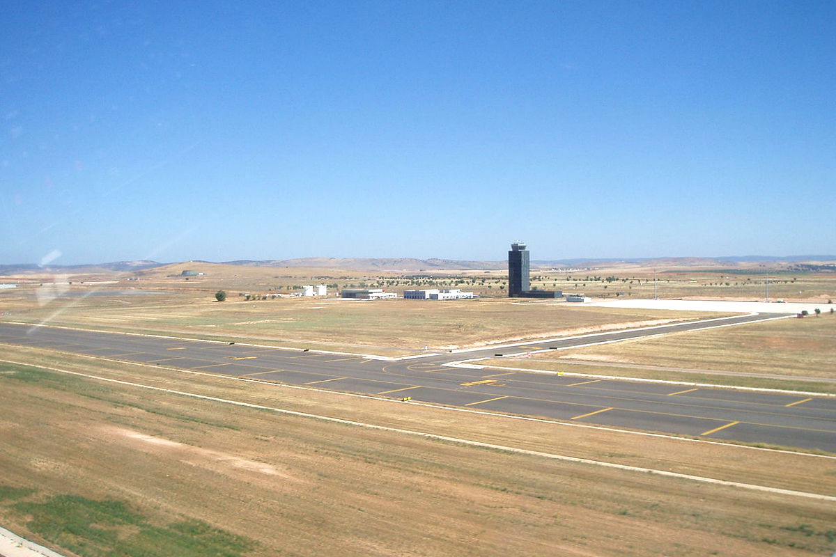Imagen de las pistas del aeropuerto de Ciudad Real.
