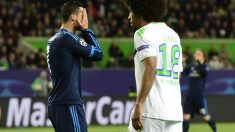 Cristiano Ronaldo se lamenta de una ocasión fallada. (AFP)