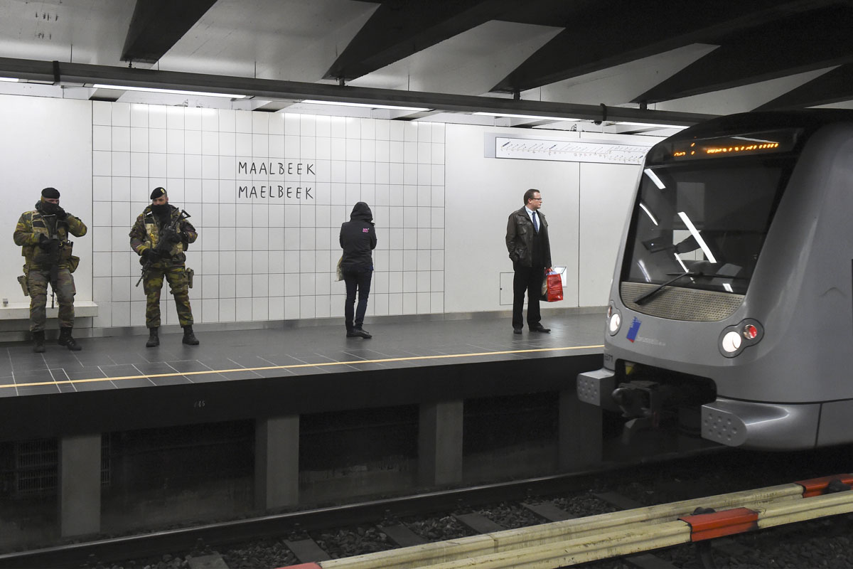 Estación de Maelbeek en su reapertura. (Foto: AFP)