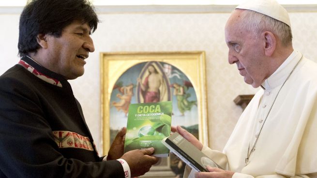 Evo-Morales-Papa-Francisco-Coca