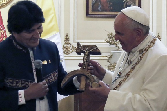 Evo-Morales-Papa-Francisco