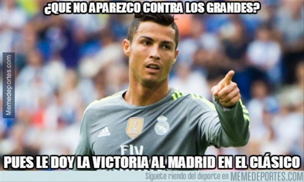 Los mejores memes del triunfo del Real Madrid en el Clásico