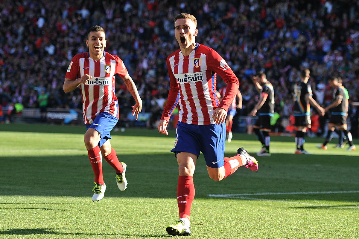 Griezmann marcó el gol de la victoria para el Atlético. (Getty)