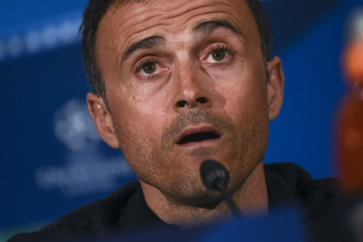 Luis Enrique compareció en rueda de prensa para analizar el choque ante el AtletI. (AFP)