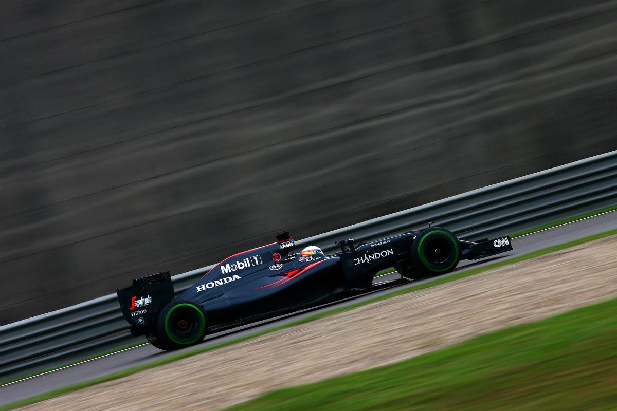 El McLaren-Honda firmó la tercera vuelta más rápida en China. (Getty)