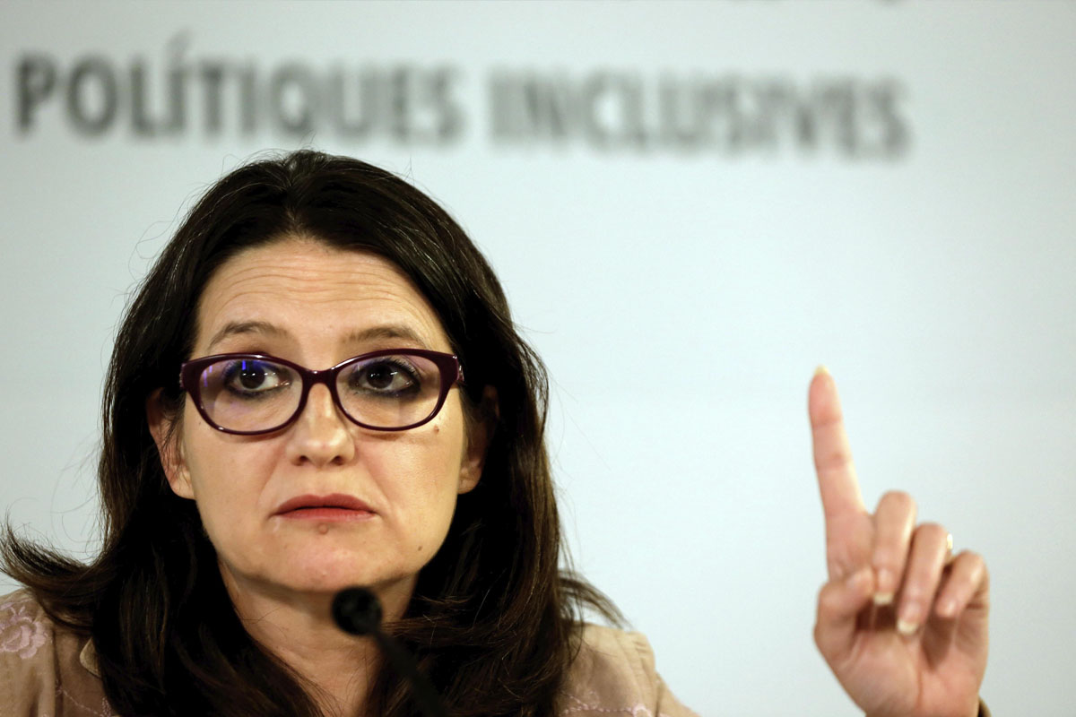 La consejera de Igualdad y Políticas Inclusivas valenciana Mónica Oltra.