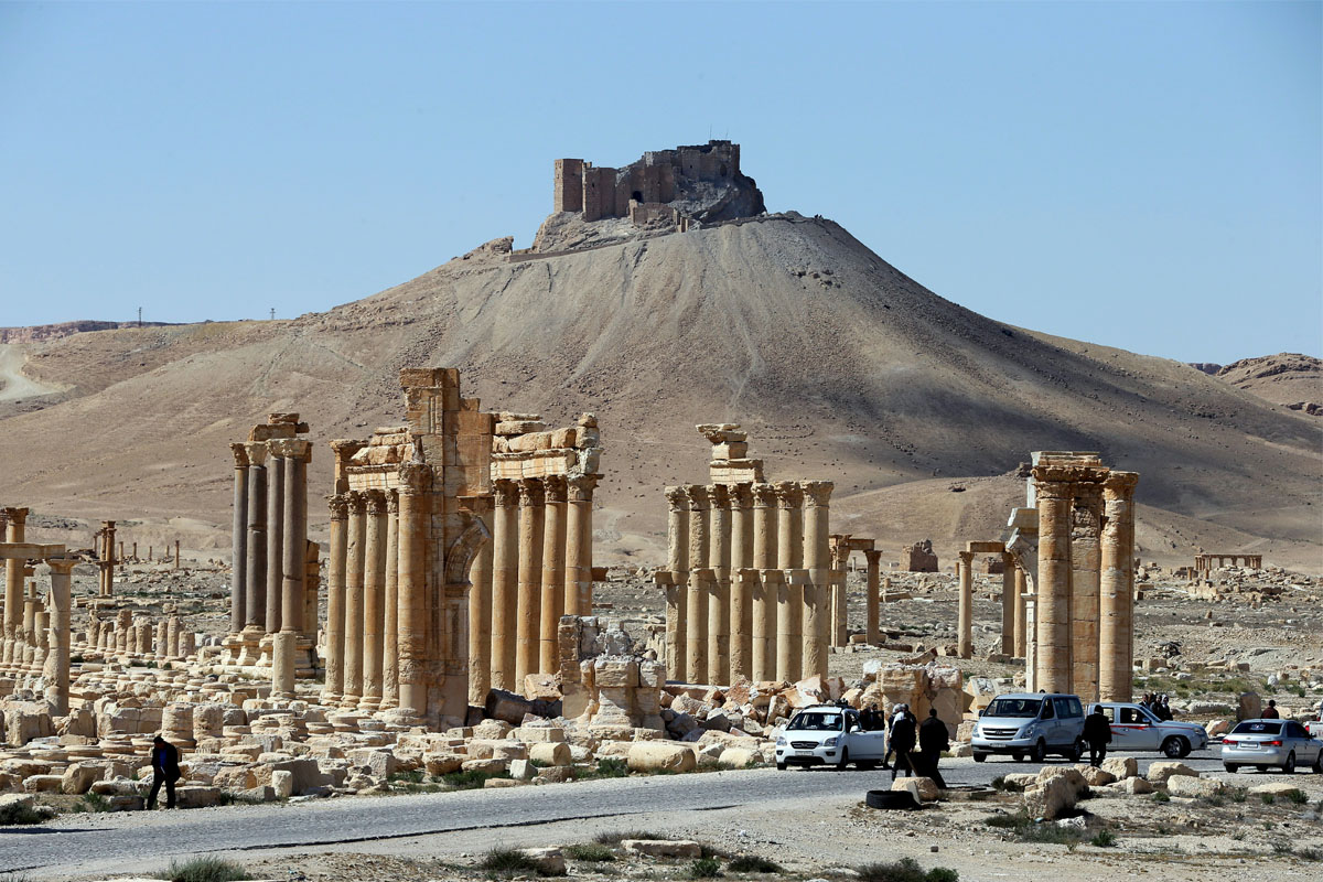 Imagen reciente de las ruinas de Palmira. (Foto: AFP)