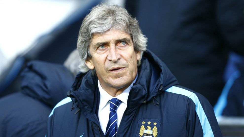 Pellegrini, con rostro serio durante el partido. (Reuters)