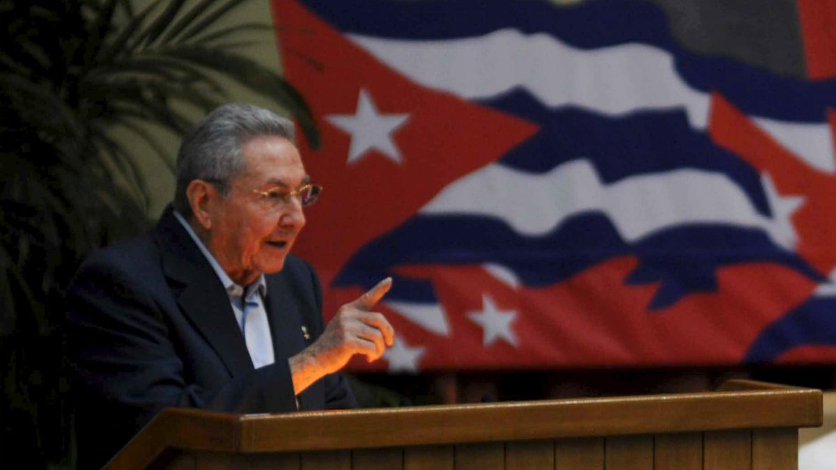 Raúl Castro, durante la inauguración del séptimo congreso del PCC. (Reuters)