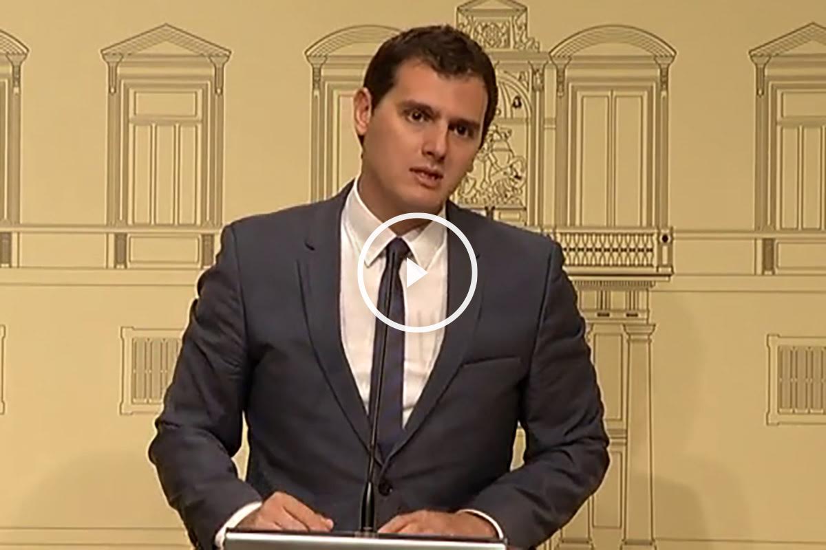 El presidente de Ciudadanos, Albert Rivera.