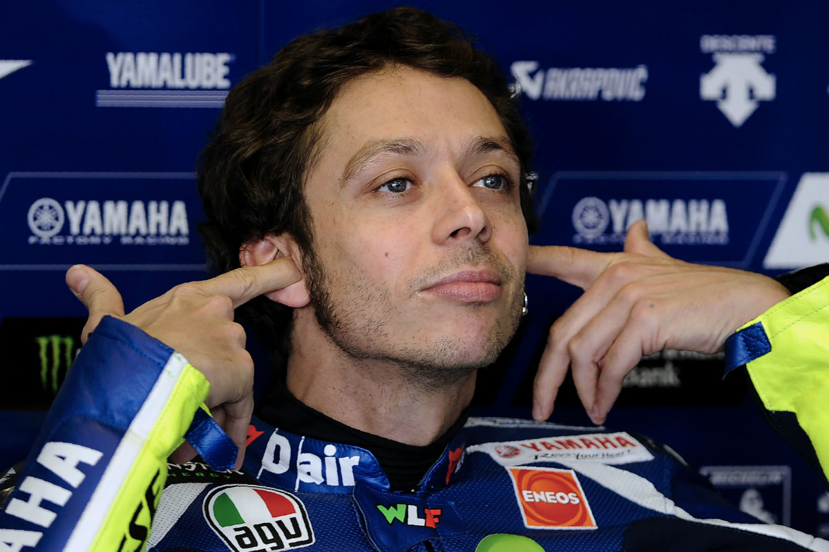 Rossi hizo la pole en el circuito de Jerez. (AFP)