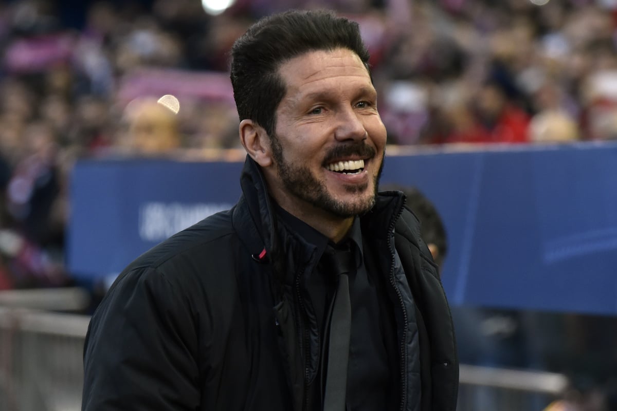 Simeone, feliz por la victorIa. (AFP)