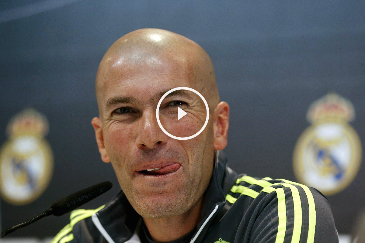 Zinedine Zidane compareció ante los medios de comunicación, previo al partido del Getafe. (Reuters)