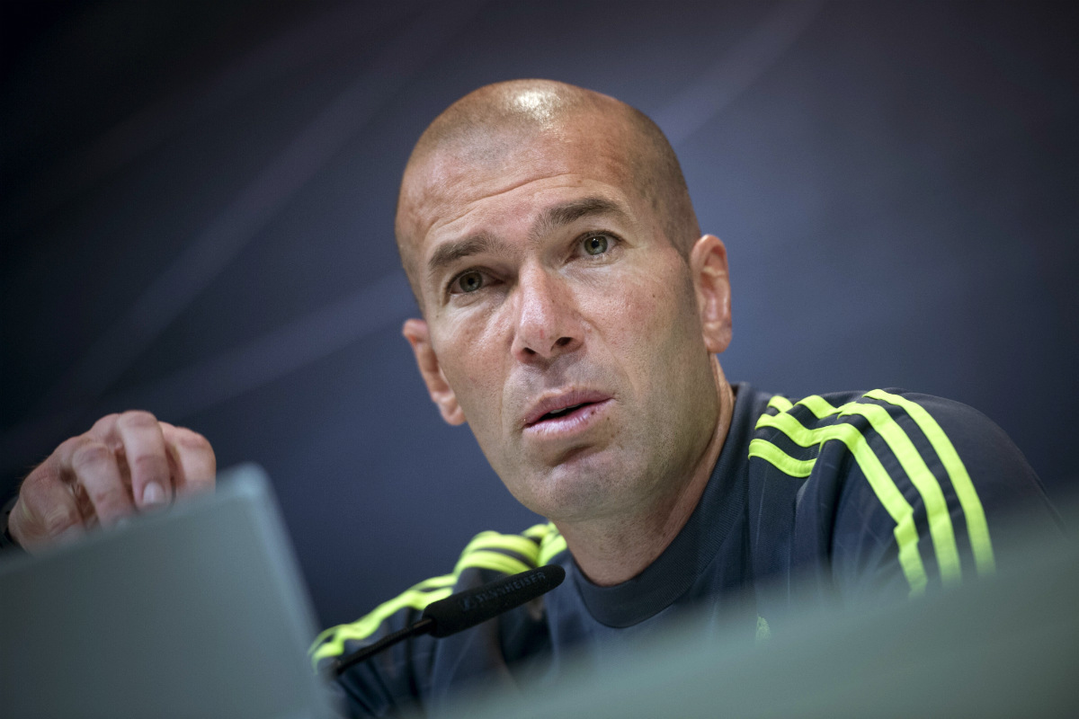 Zidane, en la rueda de prensa previa al Rayo-Real Madrid. (EFE)